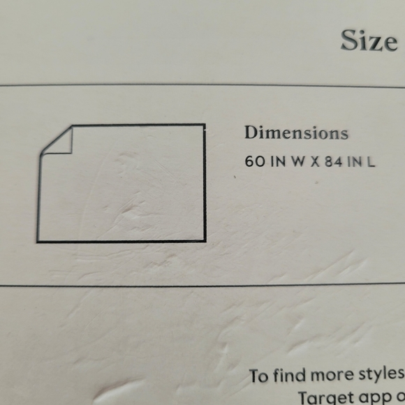 Threshold tablecloth 60" X 84" - Picture 6 of 8